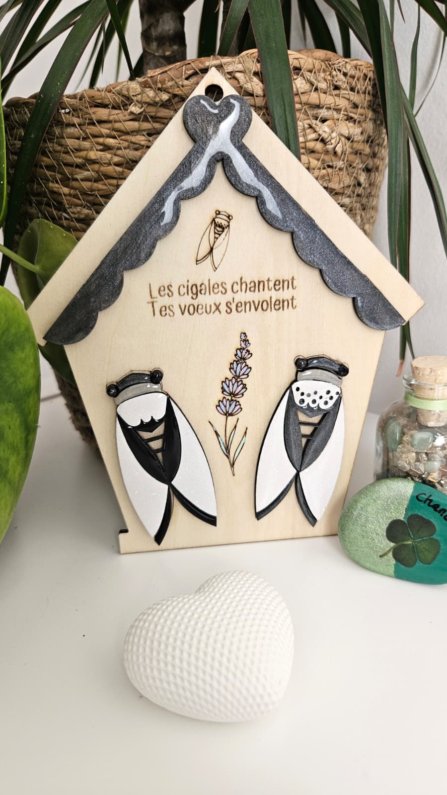 Cadre enchanté – Les Cigales et les Vœux